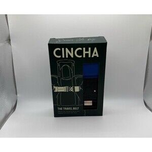CINCHA Travel - The Travel Belt - CT-TB-Roy-22 Blue Striped w/Buckle New in Box